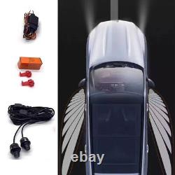 Car Side LED Angel Wing Light Door Welcome Lamp Shadow Projector Light White New