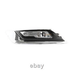 Clear LED DRL Day Running Light For Ford Mondeo 17-18 Fog Lamp Bezel Shell Cover