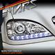 Clear Led Drl Projector Head Lights For Mercedes-benz Ml-class W163 1998-2001