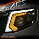 Drl Led Projector Sequential Indicator Head Lights For Ford Ranger Px Mk1 11-15