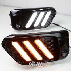 DRL for BMW X1 F48 2016 17 18 19 LED Daytime Running Light Mustang Style With Turn