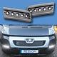 Day Running Lights Drl Led Peugeot Boxer Motorhome 2007 To 2014 Black Text