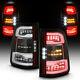 Full Led Black Neon Tube Tail Light Signal Brake Lamp Pair For 19-21 Ram 1500