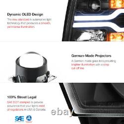 FiBeR OpTic TuBe 2007-2013 Chevy Silverado 1500 2500 3500 OLED DRL Headlights