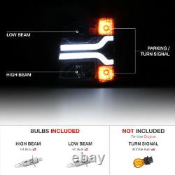 FiBeR OpTic TuBe 2007-2013 Chevy Silverado 1500 2500 3500 OLED DRL Headlights