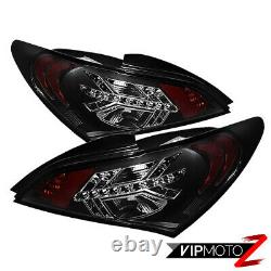 Fit 2010-12 Genesis Coupe 2DR Turbo Left+Right Black LED SMD Tail Light Lamp KDM