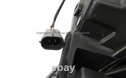 Fog Light LED 4 Eyes Black For 16-18 Kia Sorento w Harness Direct Replacement