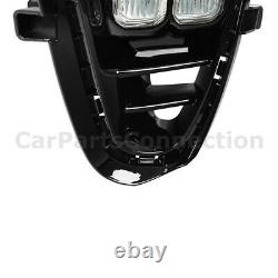 Fog Lights LED with Switch Wire Harness Black 4 Eyes DRL For Kia Sorento 19+