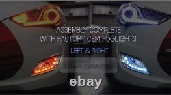 Fog light lamp DRL LED Repeater 2Way Module Diy for HYUNDAI 2011 2017 Veloster