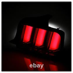 For 05-09 Ford Mustang Sequential Red Tail Light 3D Neon Tube LED Brake Lamp
