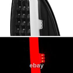 For 05-15 Toyota Tacoma Prerunner Xrunner TRD Black LED Neon Tube Tail Light SET