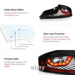 For 06-07 Infiniti G35 Coupe LED Tail Light Bar Black Parking Brake Signal Lamp