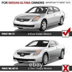 For 07-09 Nissan Altima 4DR Sedan BLACK LED Plasma Tube DRL Projector Headlight