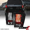 For 07-10 Jeep Grand Cherokee Brightest Black Led Smd Rear Brake Tail Light Wk