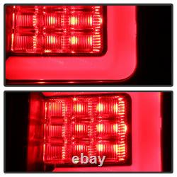 For 07-10 Jeep Grand Cherokee ^Neon Tube^ LED Tail Light Brake Signal Lamp BLACK