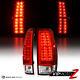 For 07-13 Chevy Avalanche Red Lens Led Brake Tail Light Signal Lamp Lh+rh Side