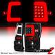 For 07-13 Toyota Tundra Newest Neon Tube Black Led Rear Brake Tail Lights Lamp