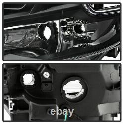 For 09-14 Nissan Maxima BLACK LED Plasma Tube DRL Projector Headlight L+R Lamp