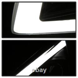 For 09-14 Nissan Maxima BLACK LED Plasma Tube DRL Projector Headlight L+R Lamp