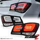 For 10-15 Chevy Cruze Oled Neon Tube 4pc Led Rear Tail Lights Lamps Black Set