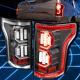 For 15-17 Ford F-150 3d Led Drl Black Clear Rear Tail Brake Light Parking Lamps