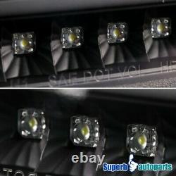 For 2001-2011 Ford Ranger Black LED DRL Strip Projector Headlights Signal lights