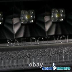 For 2001-2011 Ford Ranger Black LED DRL Strip Projector Headlights Signal lights