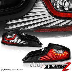 For 2003-2005 Infiniti G35 Coupe TRON STYLE OLED Tube Tail Lights Lamps Pair