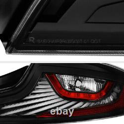 For 2003-2005 Infiniti G35 Coupe TRON STYLE OLED Tube Tail Lights Lamps Pair