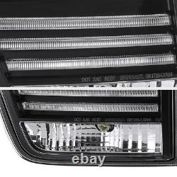 For 2004-09 Lexus RX330 RX350 Black NEWEST LED TUBE Rear Brake Tail Lights 4PC