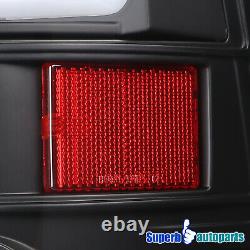 For 2009-2018 Dodge Ram 1500 10-18 2500 3500 LED Bar DRL Strip Tail Lights Black