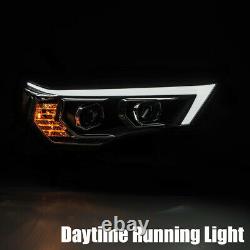 For 2014-2020 Toyota 4Runner PRO-Series Black Housing Projector Headlights Lamp