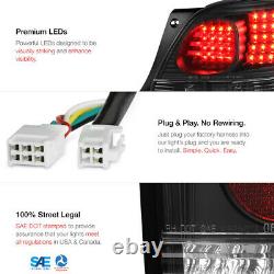 For 98-05 Lexus GS300 GS430 4PC Trunk+Corner Black LED Tail Light Brake Lamp SET