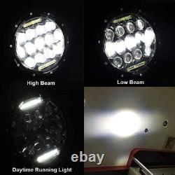 For Dodge D100 D200. D300 7 LED Headlights Daytime Running Light DRL Hi/Lo Beam
