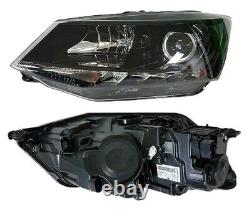 For Skoda Fabia Headlight WProjector LED DRL (OEMOES) Passenger Side 14-18