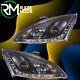 Ford Focus Mk1 2001 2005 Black Drl Style Projector Head Lights 1 Pair