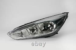 Ford Focus MK3 LED DRL Chrome Headlight 14-17 Headlamp Left Passenger OEM Hella