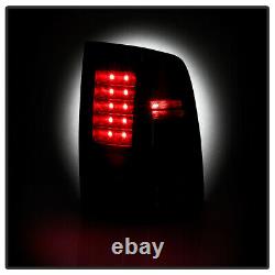 Full Black Edition For 13-18 Dodge RAM 1500 2500 3500 LED Light Tube Tail Lamp