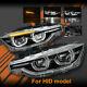 Full Led & Drl Head Lights For Bmw 3 Series F30 F31 2012-15 Pre Lci For Hid Type