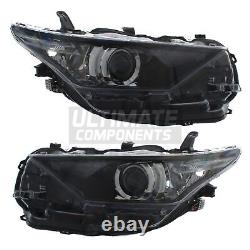 Headlights For Toyota Auris Estate 2015-2019 Headlamps Halogen & LED DRL 1 Pair