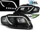 Headlights Led Drl Inside Lti Light Tube For Audi A4 B7 04-08 Black Lhd Lpaub5-e