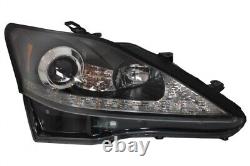 Headlights LED DRL for LEXUS IS XE20 06-13 Dynamic Light Black Edition