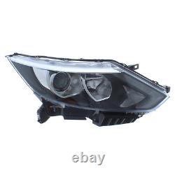 Headlights Nissan Qashqai J11 2014-17 LED DRL Black Drivers & Passenger Side