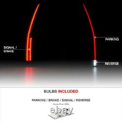 LATEST GEN STYLE 07-14 Cadillac Escalade Black FULL-LED Tube Tail Signal Light
