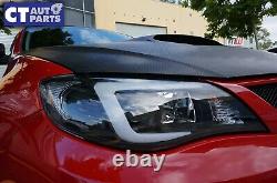 LED 3D Stripe DRL Projector Head Lights for Subaru Impreza WRX 08-13 HID TYPE