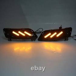 LED DRL Dynamic Daytime Running Light Turn Signal Lamp For BMW X3 F25 2009-2013