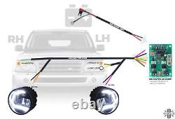 LED DRL Fog Lamps light for Discovery4 LR4 front bumper 2in1 kit front spot kit