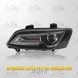 LED DRL Head Light with Sequential Indicator For Holden Commodore VE 1&2 2006-2013