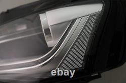 LED DRL Headlights for Audi A4 B8.5 Facelift 12-15 Black