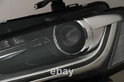 LED DRL Headlights for Audi A4 B8.5 Facelift 2012-2015 Sedan Avant Black